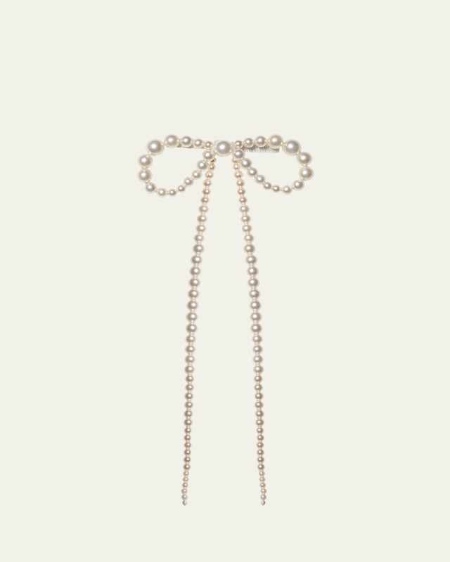 Presley Beaded Bow Barrette